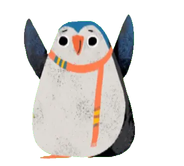 Toddy, our dancing penguin mascot